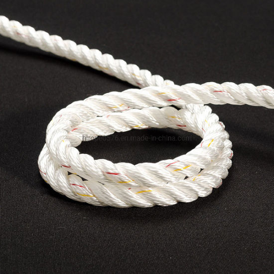 Kilang Borong 8 Strand Polypropylene / Polyester / Nylon Twisted Marine Rope