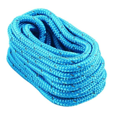 Blue Marine Polyester Rope dengan Tracers Black
