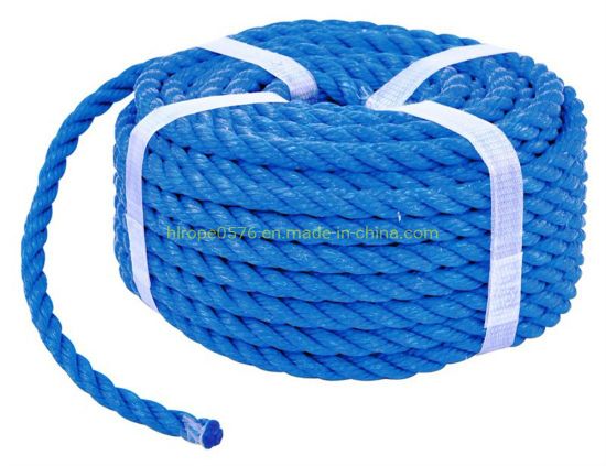3X tali polipropilena 18mx8mm tali polipropilena biru perkhemahan tali leher terpal pertanian